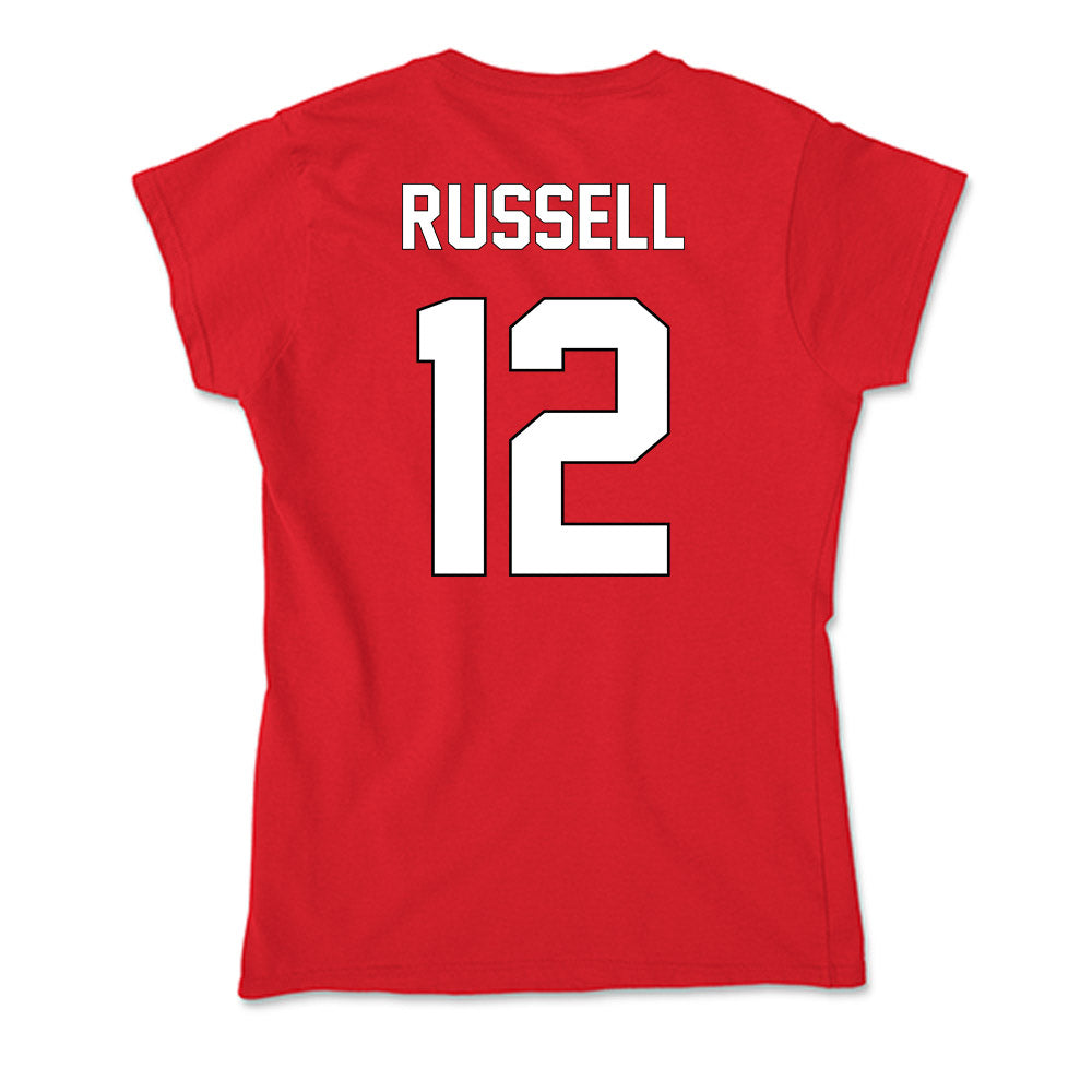 Maryland - NCAA Baseball : Devin Russell - Soft Style Women’s T-Shirt-1