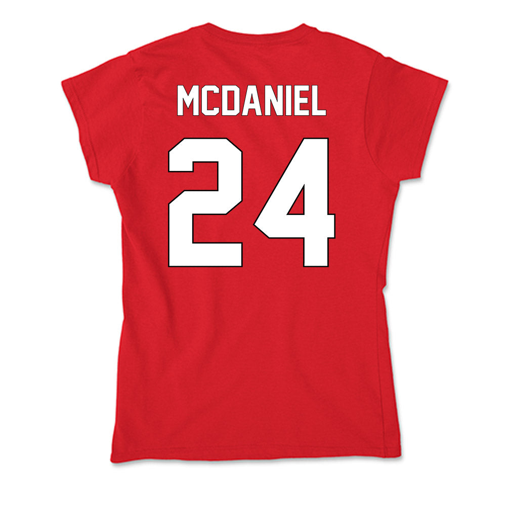 Maryland - NCAA Women's Basketball : Brianna McDaniel - Soft Style Women’s T-Shirt-1