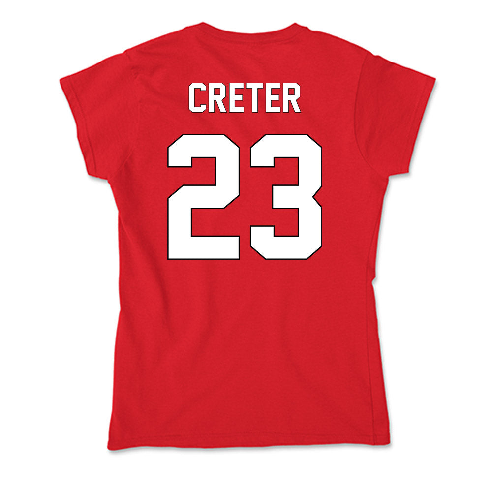Maryland - NCAA Men's Lacrosse : Sean Creter - Soft Style Women’s T-Shirt-1