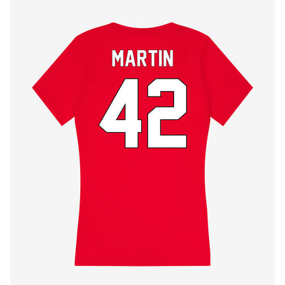 Maryland - NCAA Baseball : Brayden Martin - Women's V-Neck T-Shirt-1