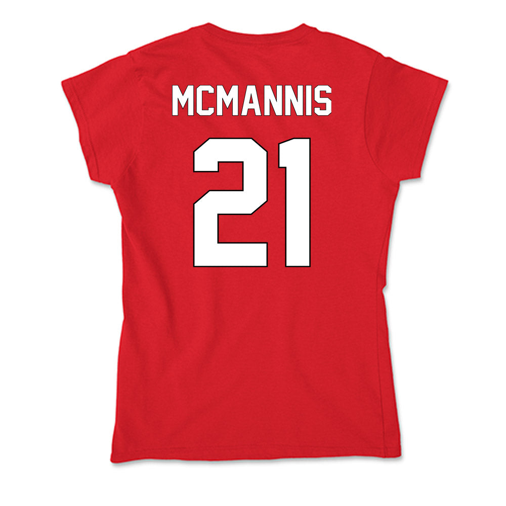 Maryland - NCAA Baseball : Joey McMannis - Soft Style Women’s T-Shirt-1