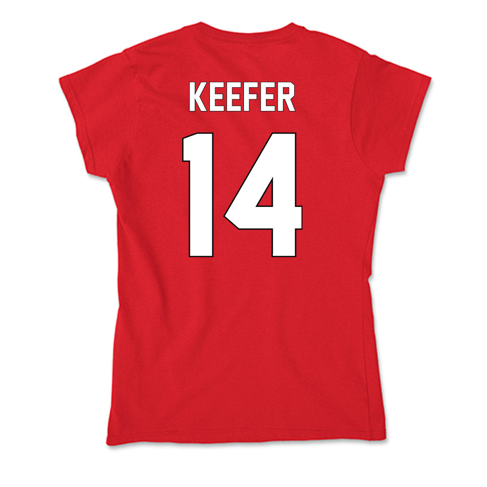 Maryland - NCAA Baseball : Luke Keefer - Soft Style Women’s T-Shirt-1