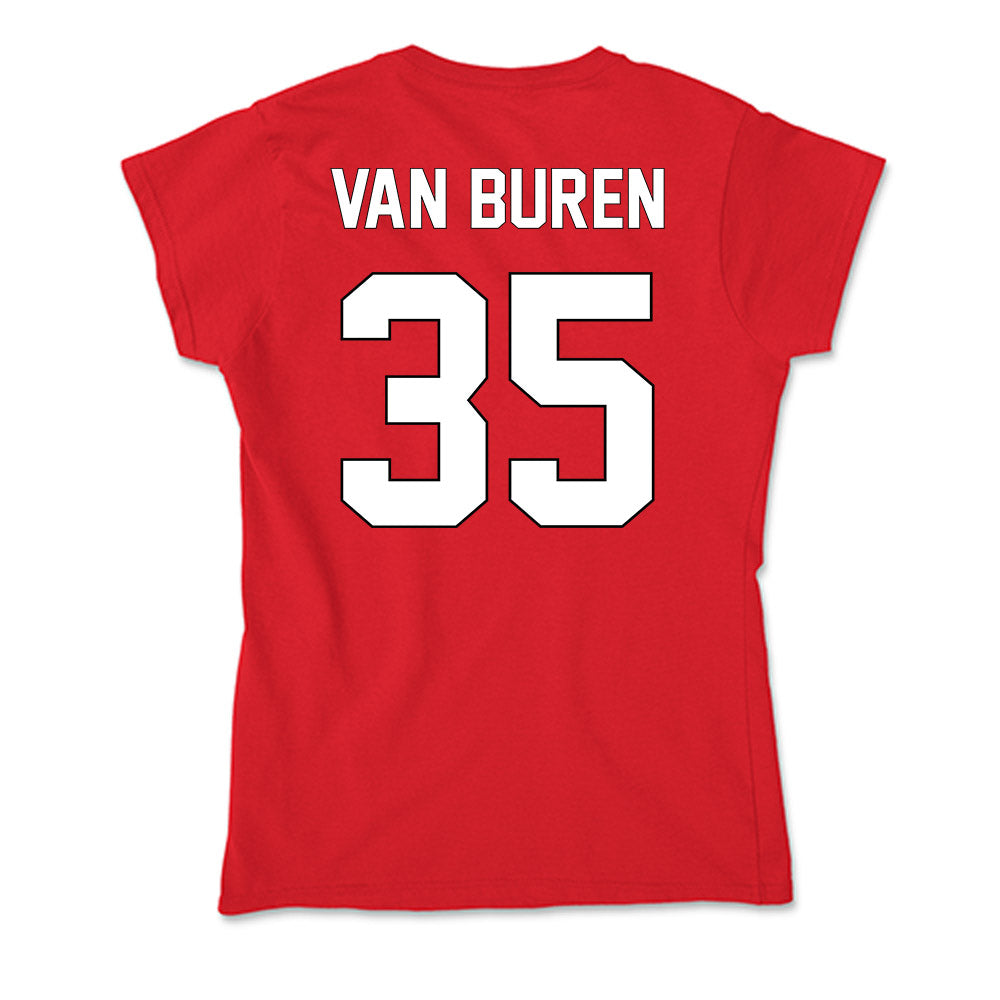 Maryland - NCAA Baseball : Ryan Van Buren - Soft Style Women’s T-Shirt-1