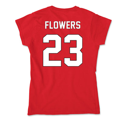 Maryland - NCAA Football : Keyshawn Flowers - Soft Style Women’s T-Shirt-1