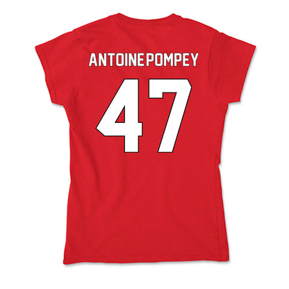 Maryland - NCAA Football : Sebastian Antoine-Pompey - Soft Style Women’s T-Shirt-1