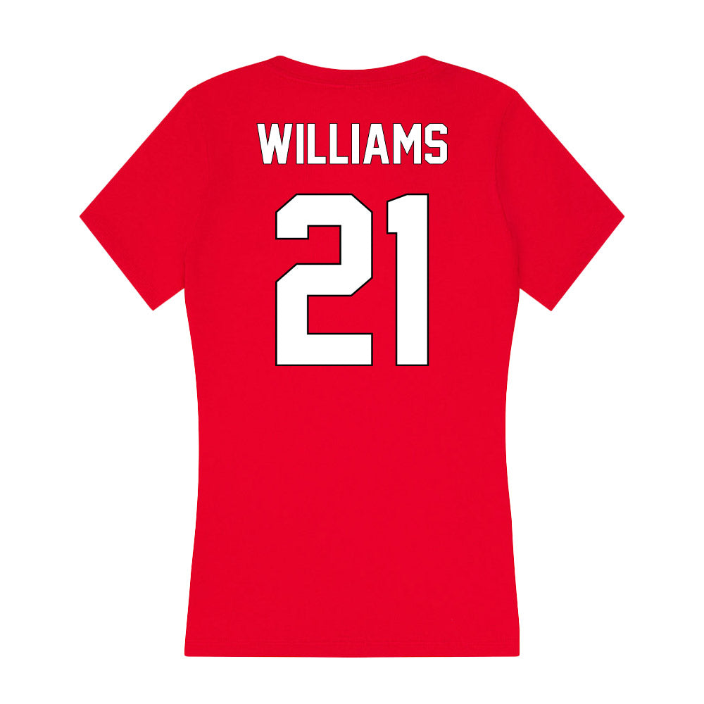 Maryland - NCAA Football : Sean Williams - Women's V-Neck T-Shirt-1