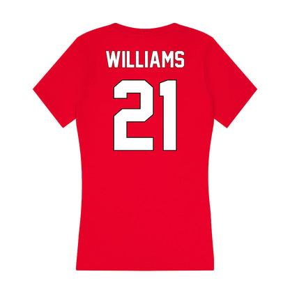 Maryland - NCAA Football : Sean Williams - Women's V-Neck T-Shirt-1
