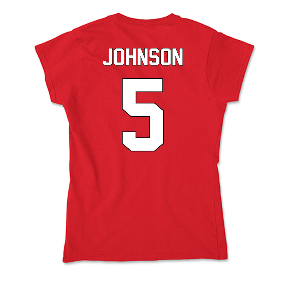Maryland - NCAA Baseball : Andrew Johnson - Soft Style Women’s T-Shirt-1