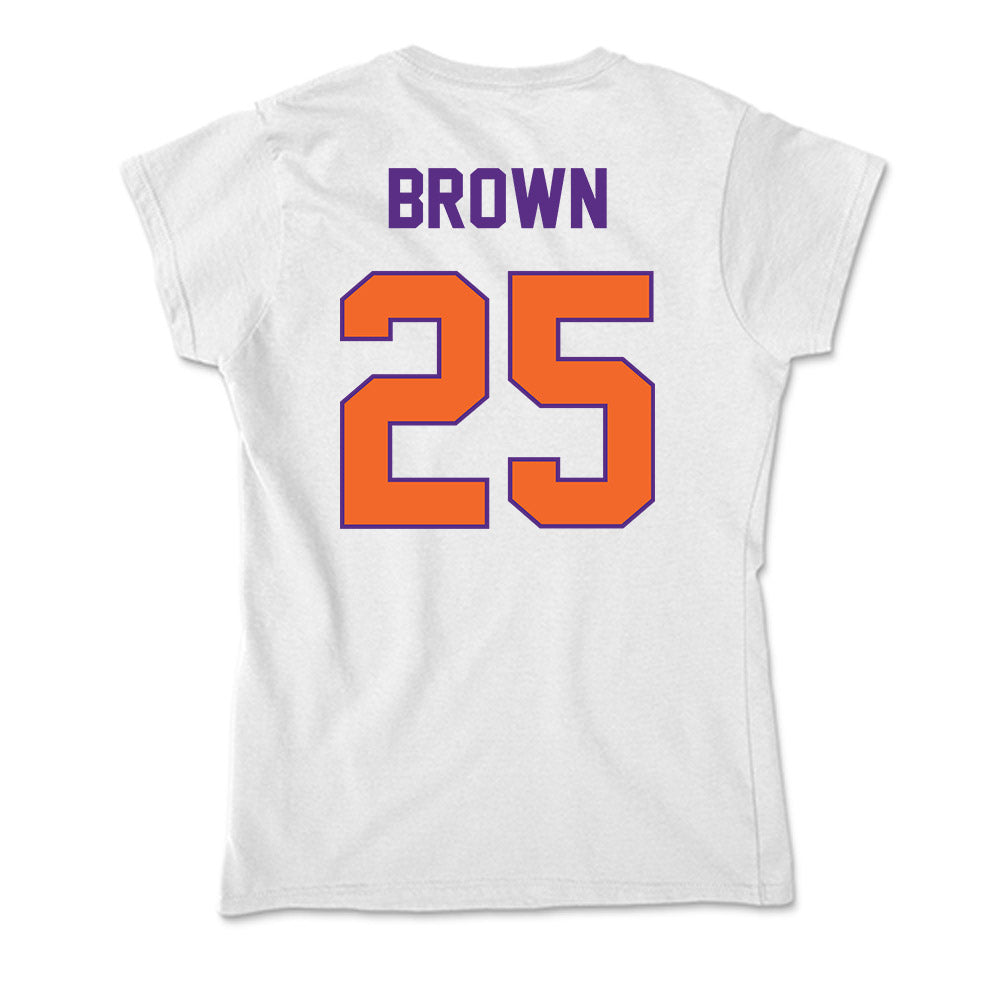 Clemson - NCAA Baseball : Luke Brown - Soft Style Women’s T-Shirt-1