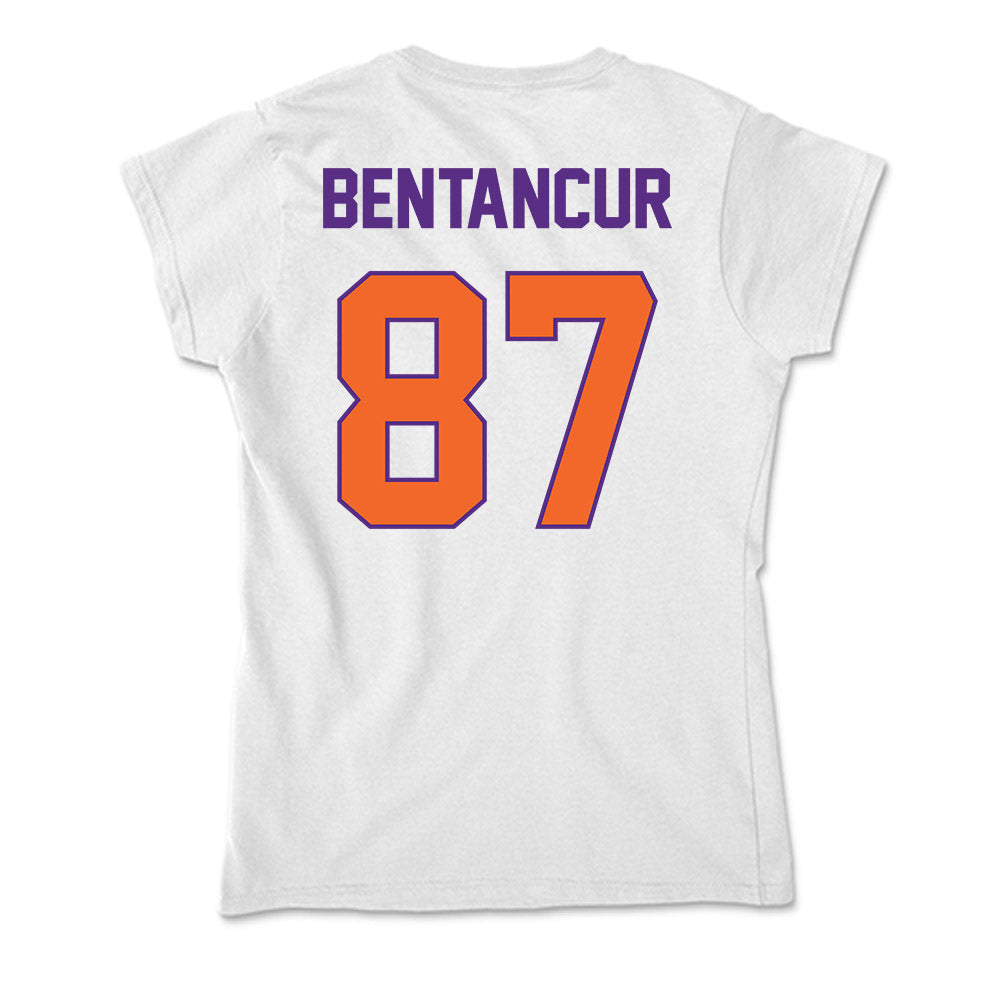 Clemson - NCAA Football : Christian Bentancur - Soft Style Women’s T-Shirt-1