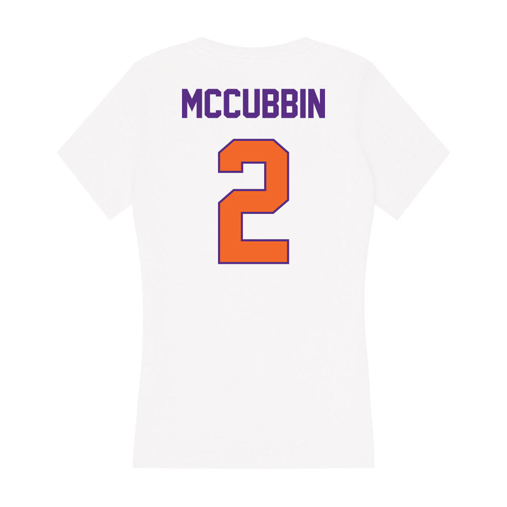 Clemson - NCAA Softball : Brooke McCubbin - Women's V-Neck T-Shirt-1