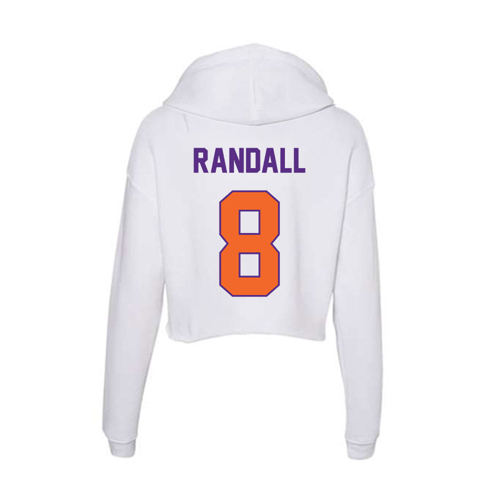 Clemson - NCAA Football : Adam Randall - Women's Crop Fleece Hoodie-1