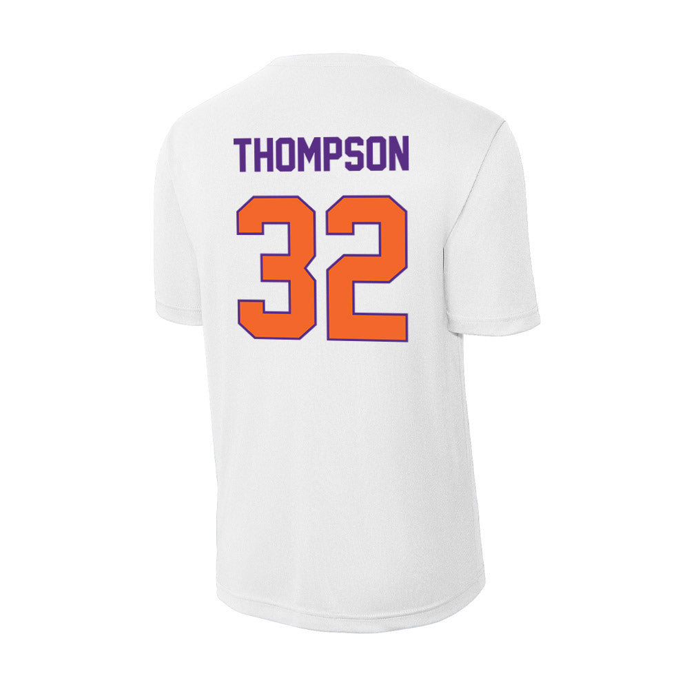Clemson - NCAA Women's Basketball : Raven Thompson - Activewear T-Shirt-1