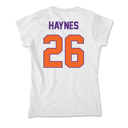 Clemson - NCAA Football : Jay Haynes - Soft Style Women’s T-Shirt-1