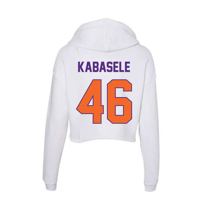 Clemson - NCAA Football : Philippe Kabasele - Women's Crop Fleece Hoodie-1