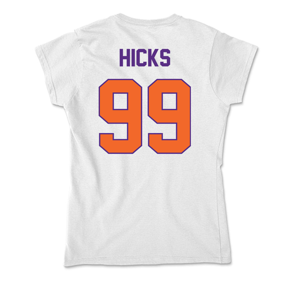 Clemson - NCAA Softball : Corri Hicks - Soft Style Women’s T-Shirt-1