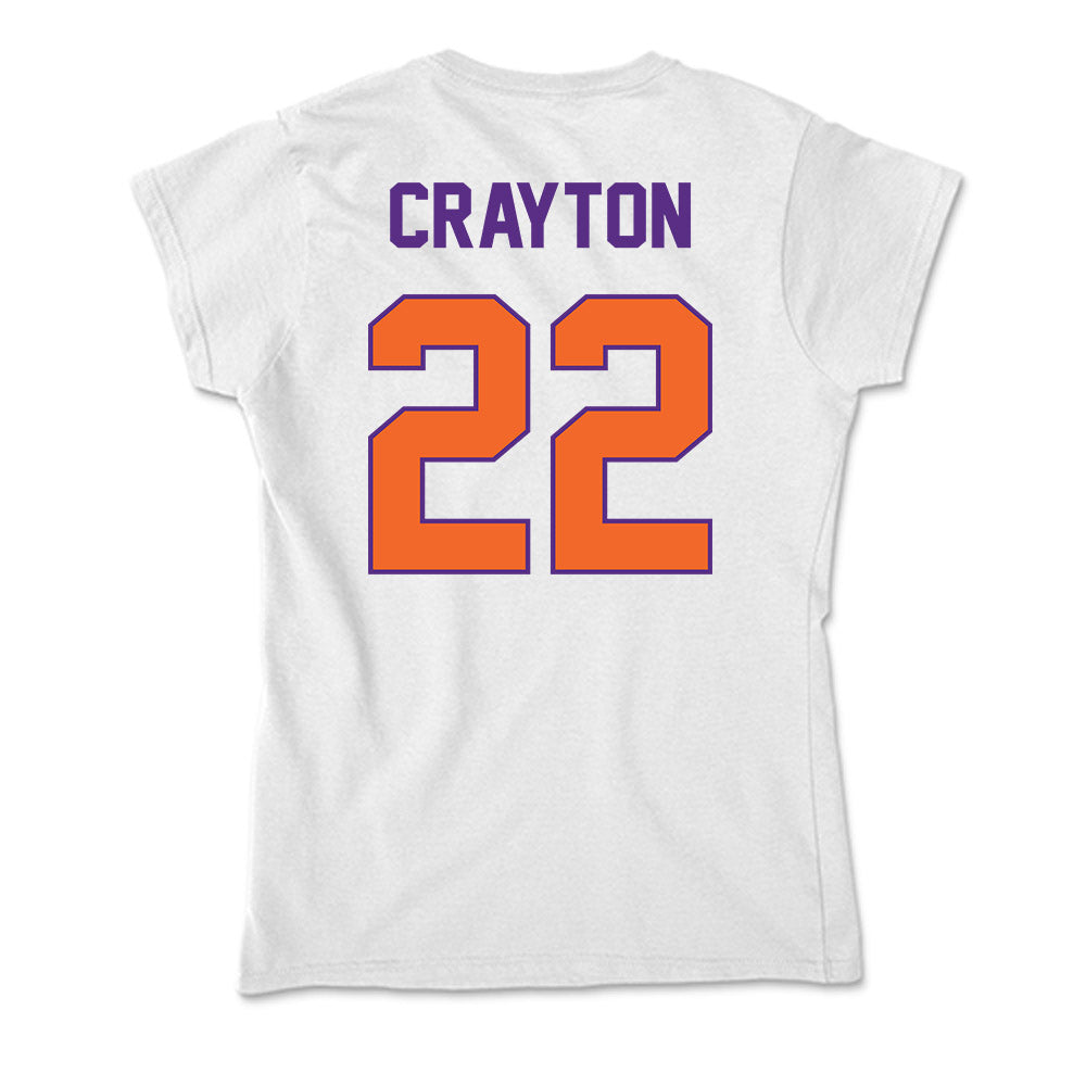 Clemson - NCAA Football : Dee Crayton - Soft Style Women’s T-Shirt-1