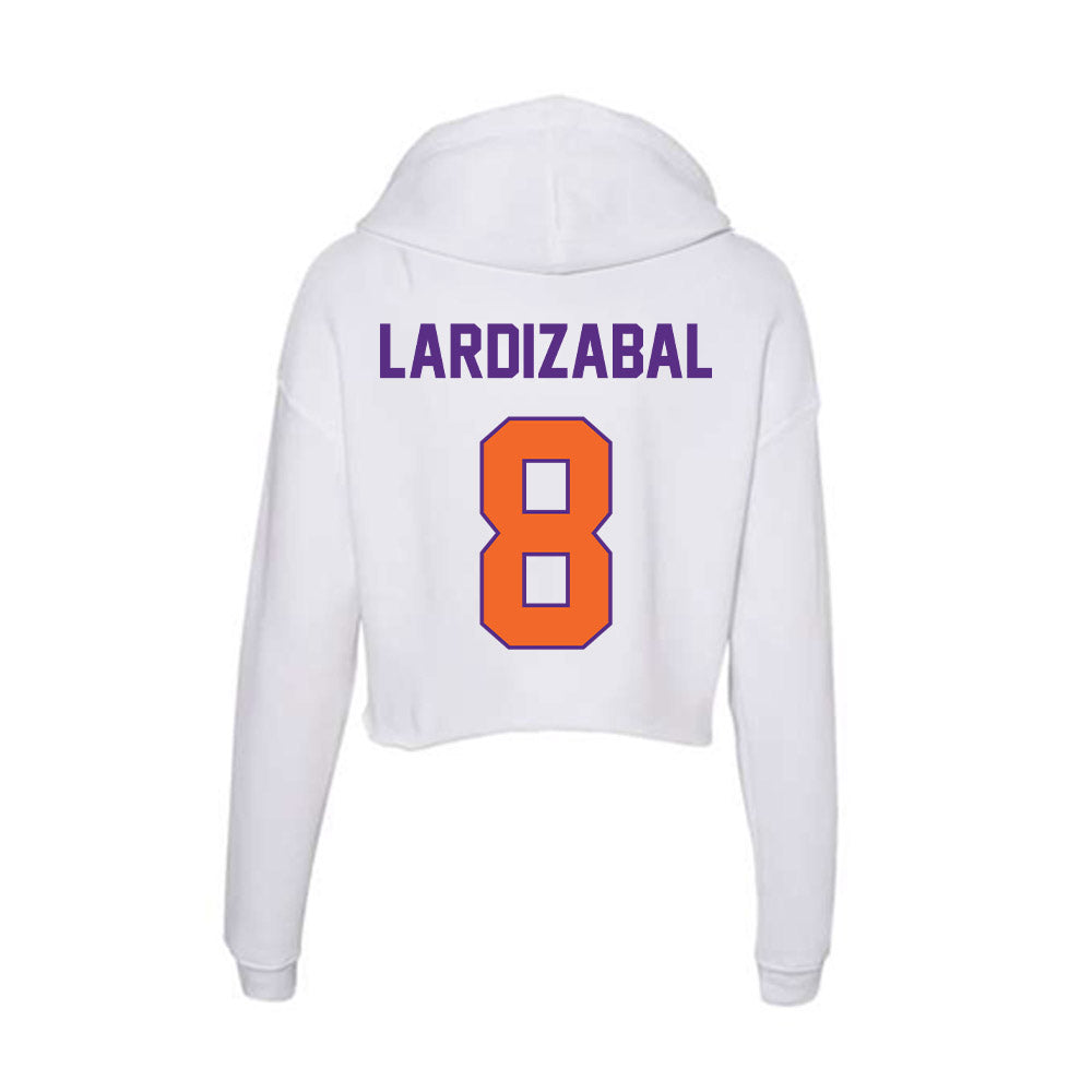Clemson - NCAA Softball : Madison Lardizabal - Women's Crop Fleece Hoodie-1