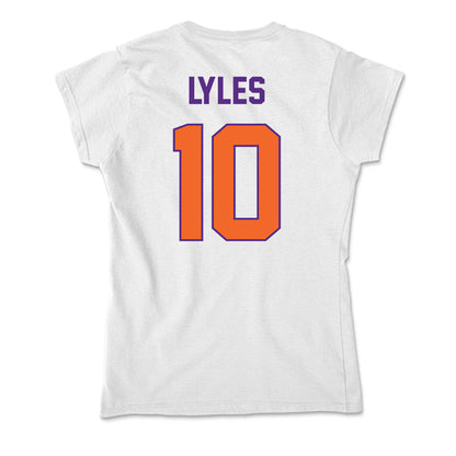 Clemson - NCAA Women's Soccer : Renee Lyles - Soft Style Women’s T-Shirt-1