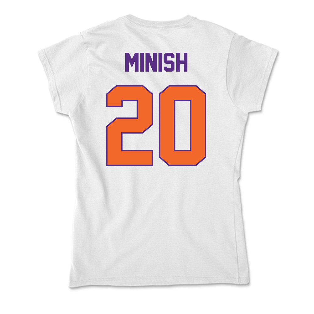 Clemson - NCAA Softball : Samantha Minish - Soft Style Women’s T-Shirt-1