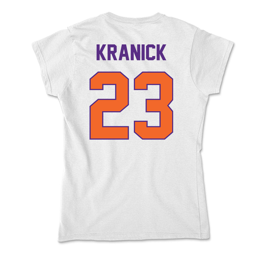 Clemson - NCAA Women's Lacrosse : Natalie Kranick - Soft Style Women’s T-Shirt-1