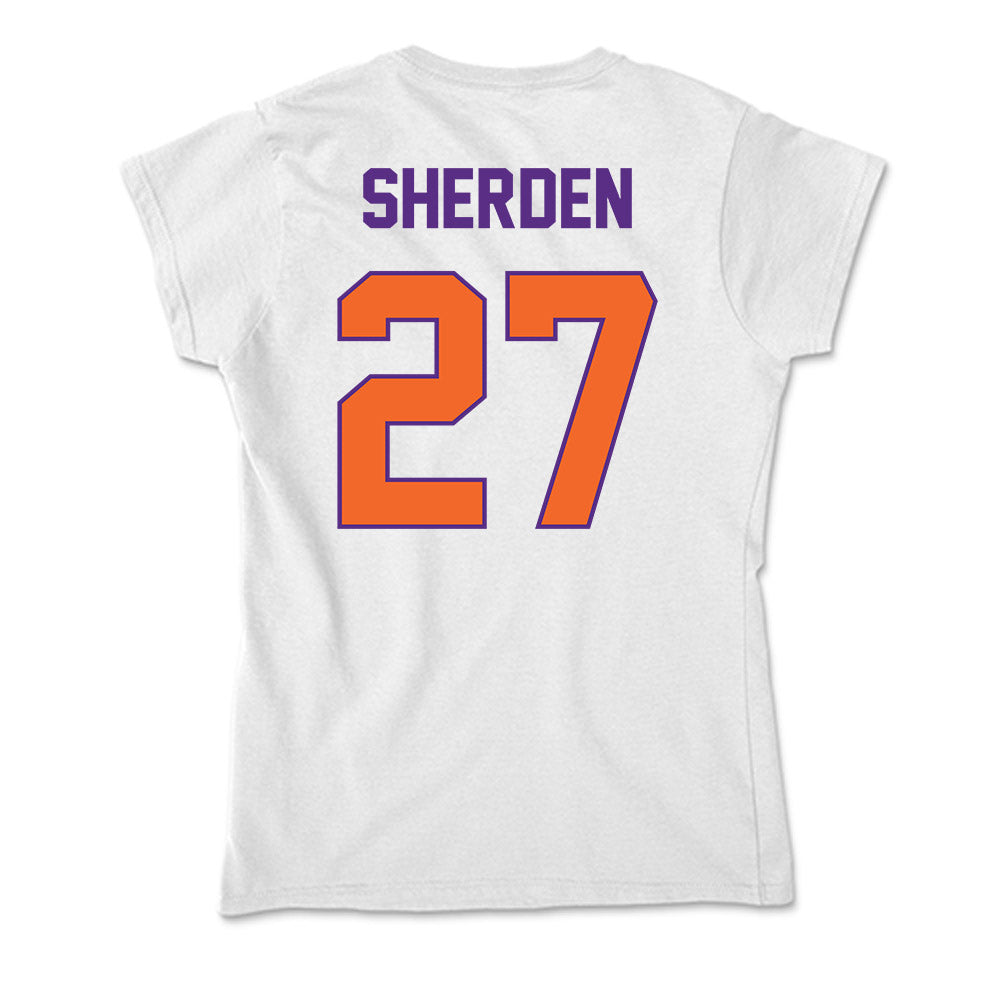 Clemson - NCAA Women's Soccer : Erin Sherden - Soft Style Women’s T-Shirt-1