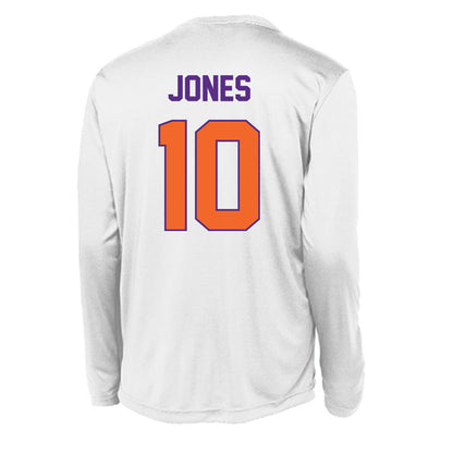 Clemson - NCAA Men's Basketball : Del Jones - Activewear Long Sleeve T-Shirt