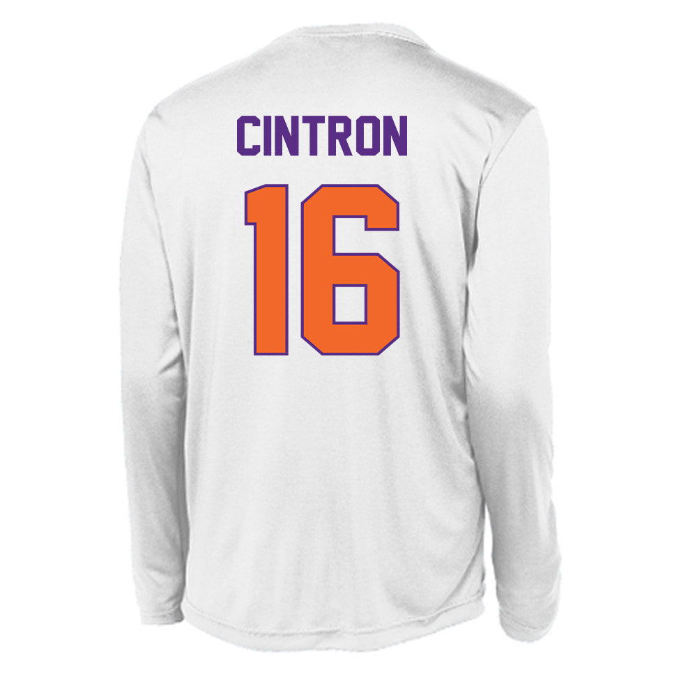 Clemson - NCAA Softball : Macey Cintron - Performance Long Sleeve T-Shirt