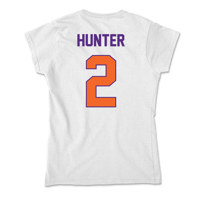 Clemson - NCAA Men's Basketball : Dillon Hunter - Soft Style Women’s T-Shirt-1