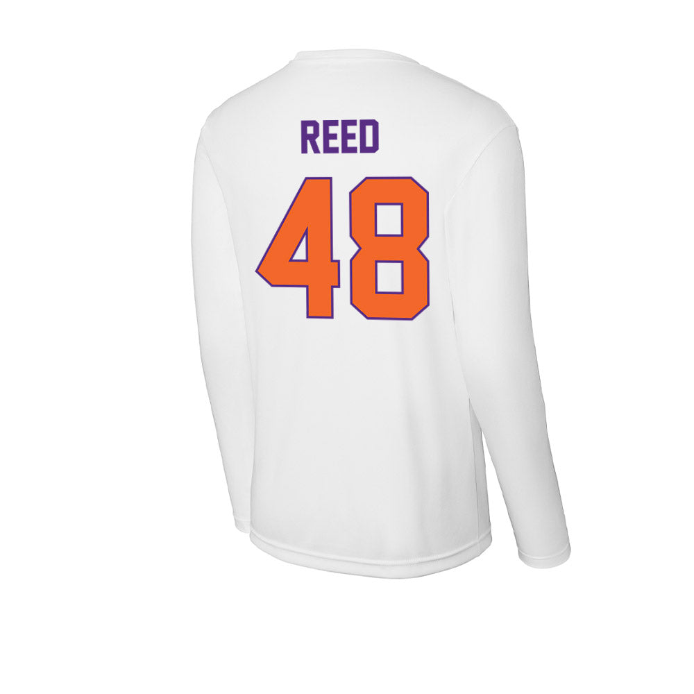 Clemson - NCAA Football : Charlie Reed - Activewear Long Sleeve T-Shirt-1