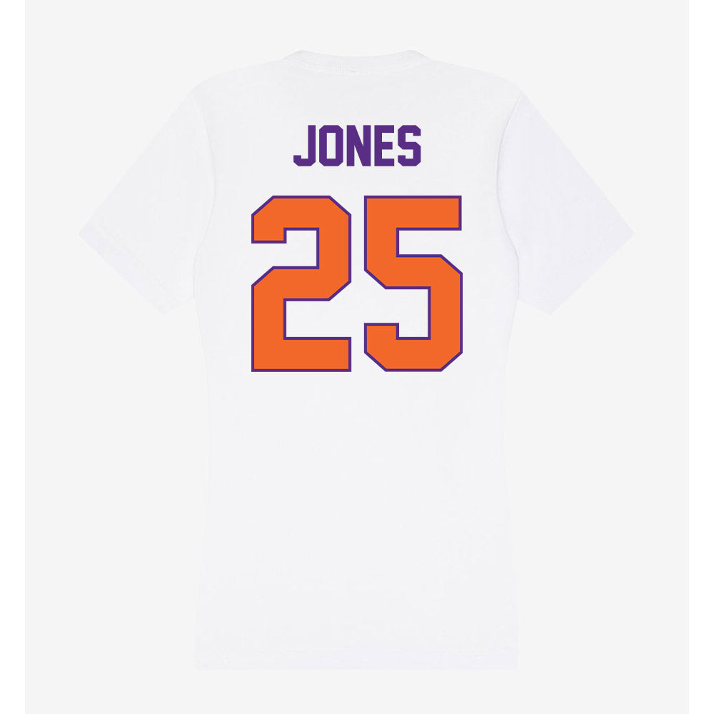 Clemson - NCAA Football : Ricardo Jones - Women's V-Neck T-Shirt-1