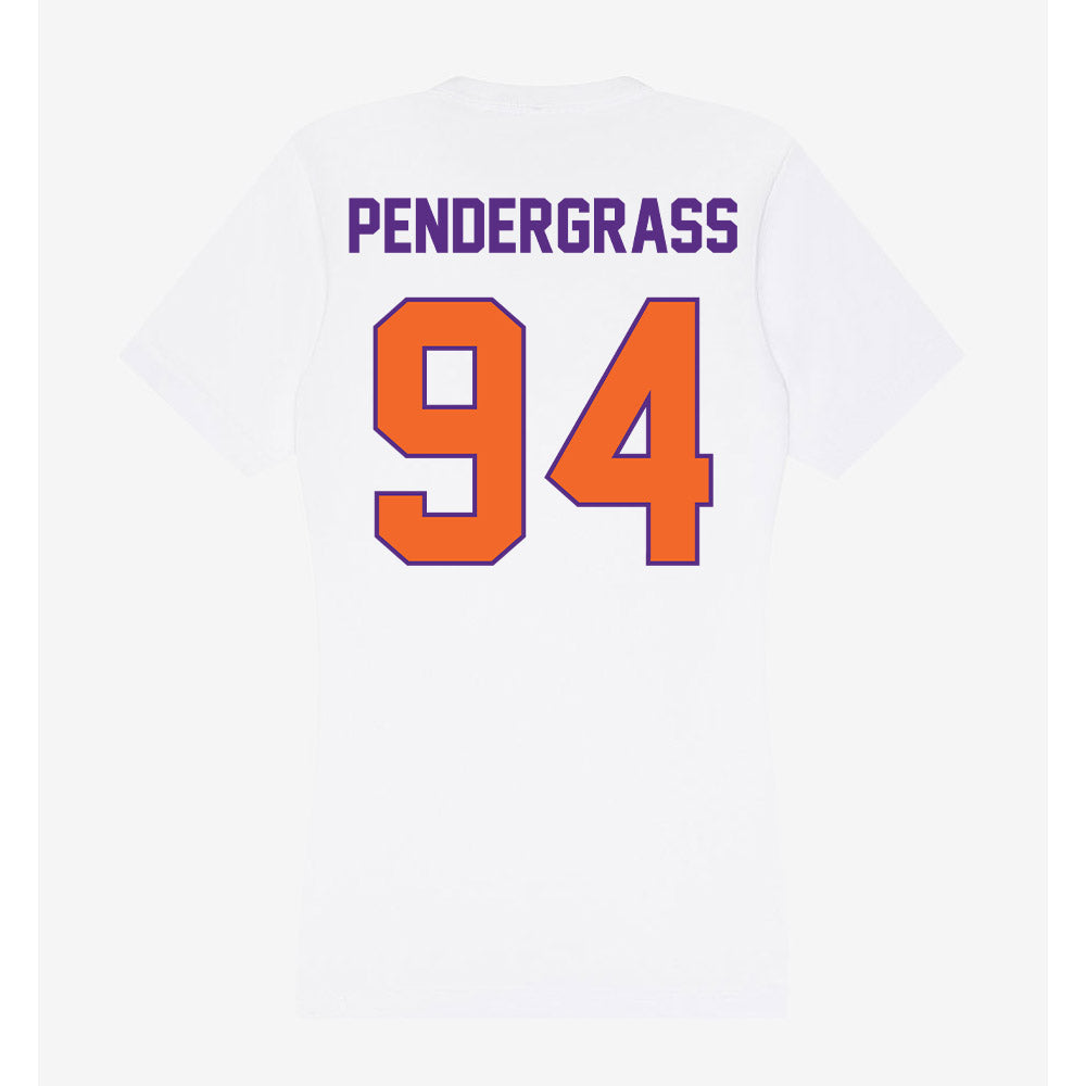 Clemson - NCAA Football : Chapman Pendergrass - Women's V-Neck T-Shirt-1