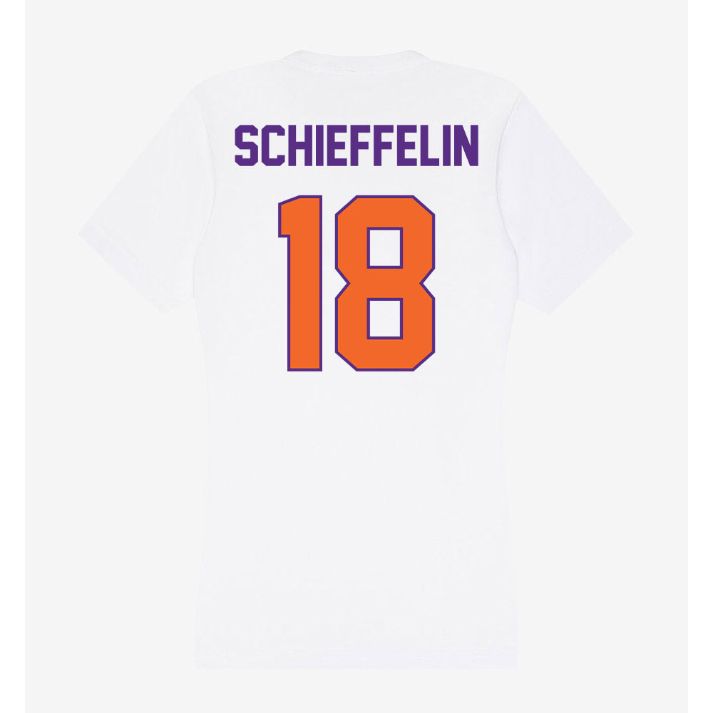 Clemson - NCAA Football : Ian Schieffelin - Women's V-Neck T-Shirt-1