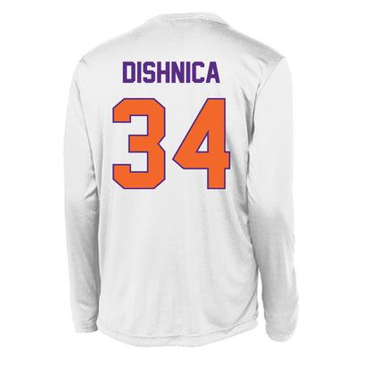 Clemson - NCAA Men's Soccer : Samir Dishnica - Activewear Long Sleeve T-Shirt