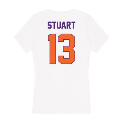 Clemson - NCAA Softball : Abi Stuart - Women's V-Neck T-Shirt-1