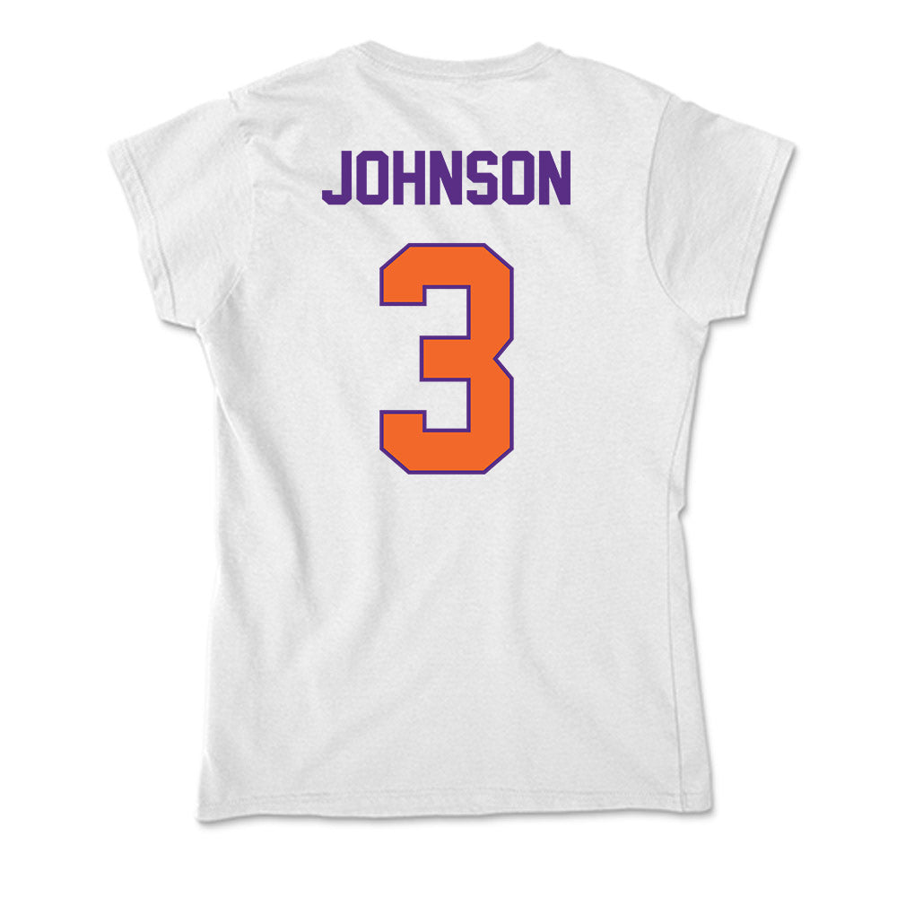 Clemson - NCAA Softball : Kylee Johnson - Soft Style Women’s T-Shirt-1