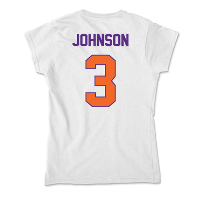 Clemson - NCAA Softball : Kylee Johnson - Soft Style Women’s T-Shirt-1