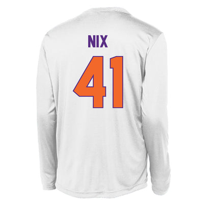 Clemson - NCAA Football : Caleb Nix - Activewear Long Sleeve T-Shirt