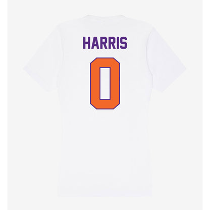 Clemson - NCAA Women's Basketball : Holland Harris - Women's V-Neck T-Shirt-1