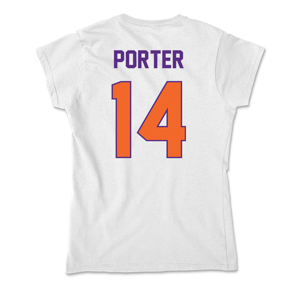 Clemson - NCAA Women's Basketball : Addie Porter - Soft Style Women’s T-Shirt-1