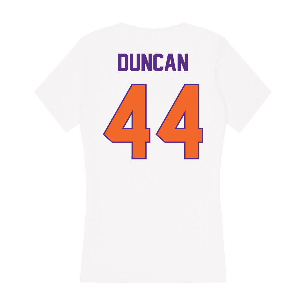 Clemson - NCAA Softball : Olivia Duncan - Women's V-Neck T-Shirt-1