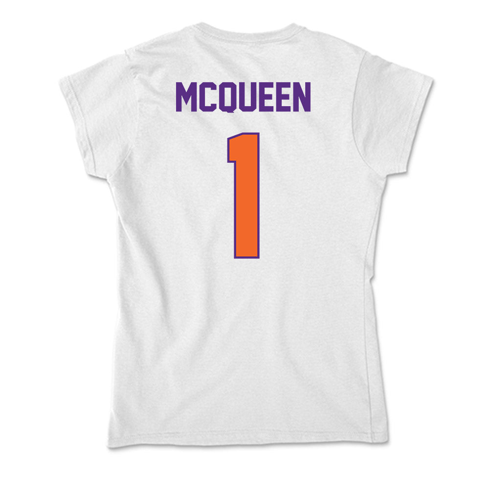 Clemson - NCAA Women's Basketball : Loyal McQueen - Soft Style Women’s T-Shirt-1