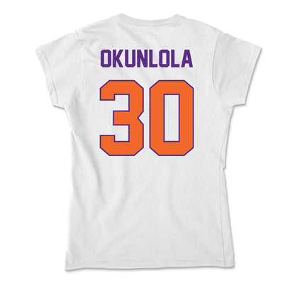 Clemson - NCAA Men's Soccer : Remi Okunlola - Soft Style Women’s T-Shirt-1