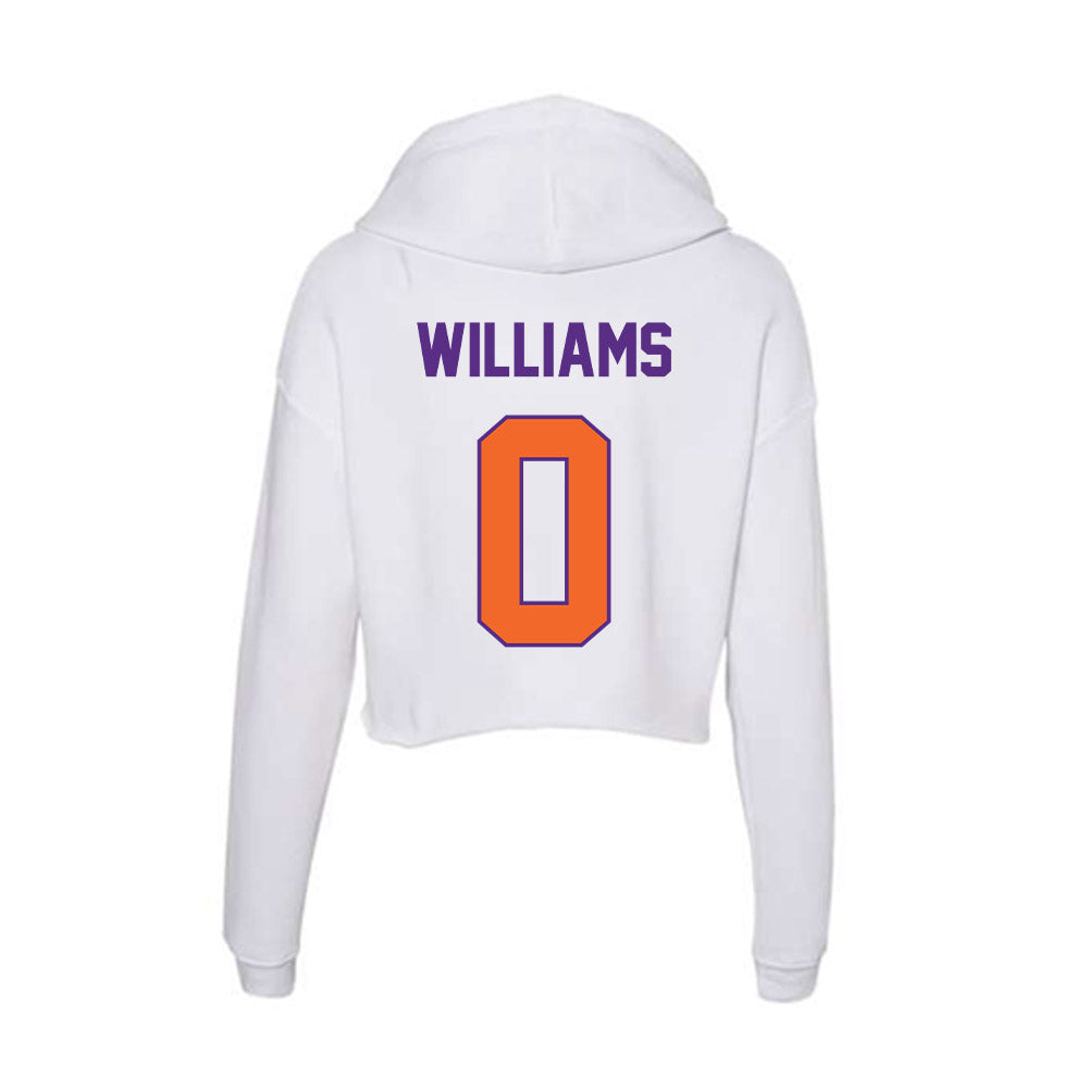 Clemson - NCAA Football : Antonio Williams - Women's Crop Fleece Hoodie-1
