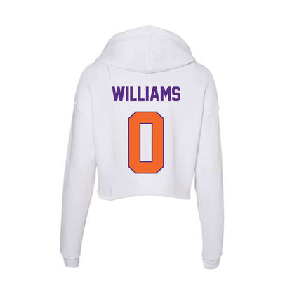 Clemson - NCAA Football : Antonio Williams - Women's Crop Fleece Hoodie-1