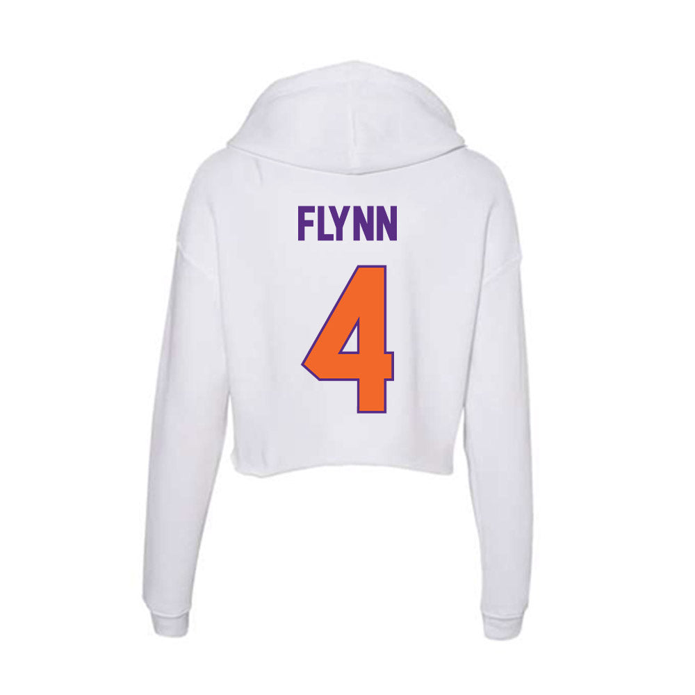 Clemson - NCAA Men's Soccer : Galen Flynn - Women's Crop Fleece Hoodie-1