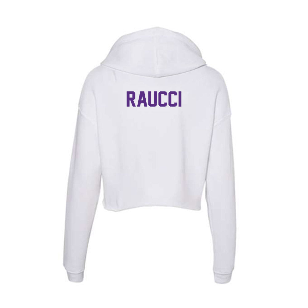 Clemson - NCAA Men's Track & Field : Matthew Raucci - Women's Crop Fleece Hoodie-1