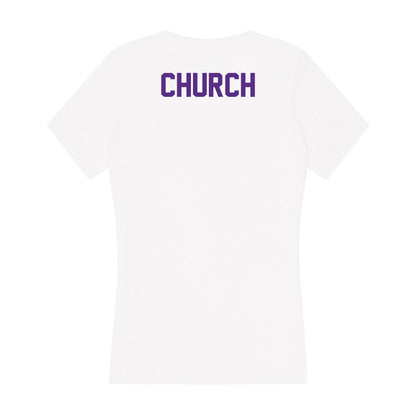 Clemson - NCAA Women's Gymnastics : Sierra Church - Women's V-Neck T-Shirt-1