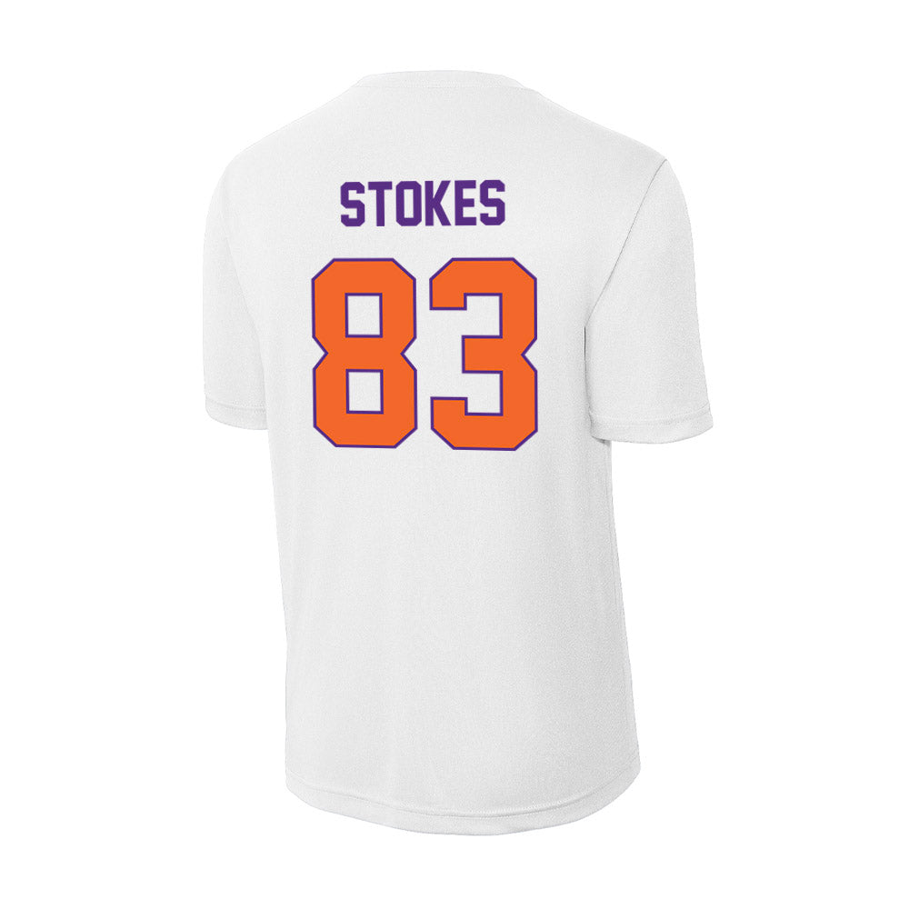 Clemson - NCAA Football : Ethan Stokes - Activewear T-Shirt-1