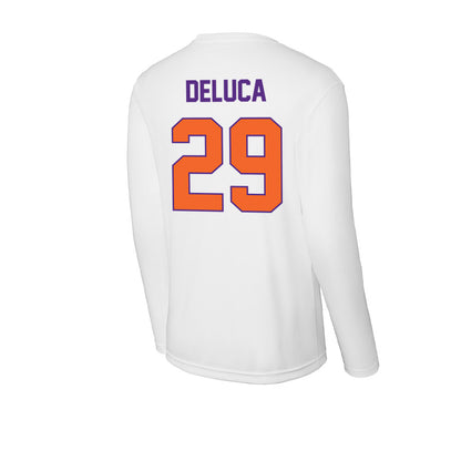 Clemson - NCAA Women's Lacrosse : Tessa DeLuca - Activewear Long Sleeve T-Shirt-1